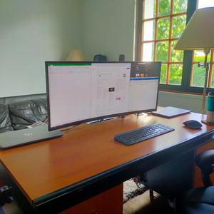 38 Curved USB-<b>C</b> <b>Hub</b> Monitor - U3821DW 37.5" 21:9 Curved Monitor (Silver) - Product Image 1