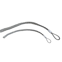Chaussettes de câble à double tissage Poignées de câble durables en acier inoxydable