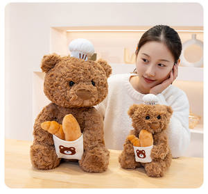 Peluche de Oso Chef HECION, Oso de Peluche de Pastelería, Muñeco de Peluche, Figura Promocional para Pastelería - Product Image 6