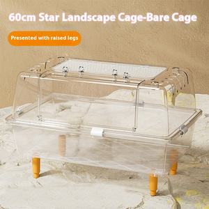 Gabbia per animali domestici di grandi dimensioni di una grande gabbia trasparente per criceti con interni spaziosi - Product Image 6