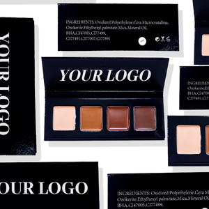 Paleta de Contorno y Corrector de Cejas Vegano de Marca Privada, Base de Maquillaje Natural a Prueba de Agua con Cobertura Total - Product Image 6