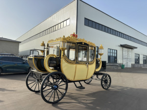 Fournisseur d'usine professionnel : Chariot de chevaux de luxe pour mariage royal et tourisme, idéal pour les attractions touristiques - Product Image 1