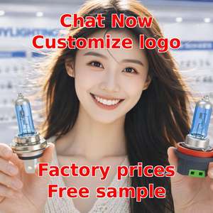 Lampe d'usine, phare <span class=keywords><strong>LED</strong></span> automobile, système d'éclairage automobile, lumière 9006 12V 55W, lumière dorée, <span class=keywords><strong>ampoule</strong></span> halogène en verre dur pour voiture - Product Image 6