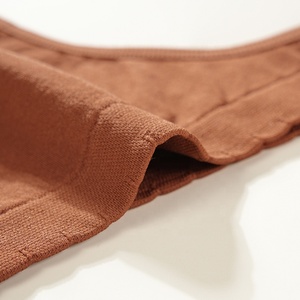 Bragas de mujer de cintura media con borde festoneado, sin costuras, tipo tanga, ropa interior femenina - Product Image 4