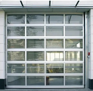 Cadre en aluminium automatique moderne <span class=keywords><strong>de</strong></span> haute qualité Portes sectionnelles en verre transparent <span class=keywords><strong>Porte</strong></span> <span class=keywords><strong>de</strong></span> <span class=keywords><strong>garage</strong></span> sectionnelle pour maisons <span class=keywords><strong>de</strong></span> luxe - Product Image 3