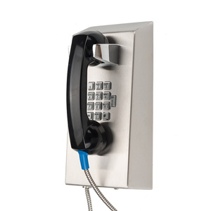 JOIWO Téléphone de prison <span class=keywords><strong>robuste</strong></span> en acier inoxydable, anti-vandalisme, IP55, avec bouton de contrôle du volume, anti-poussière, numérotation analogique rapide, ODM OEM - Product Image 6