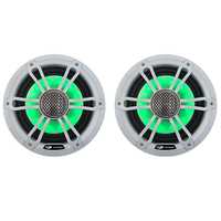 Haut-parleur marin de 6.5 pouces 300W avec lumières RVB Équipement sonore étanche pour bateau Yacht RV Camion