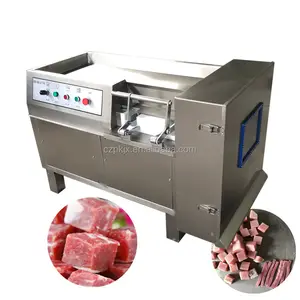 Kleine industrielle Hühnerbrust-Wertzelle Ausrüstung 500 kg Tiefkühlschinken Rindfleisch würfelmaschine QD-350 Fleischwürfelmaschine