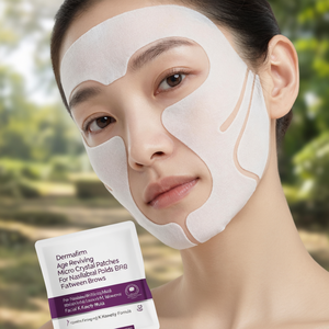 Parches Microcristalinos Dermafirm Age Reviving para las Líneas Nasolabiales y Entre Cejas, Mascarilla Facial Reafirmante, Fórmula K-Beauty - Product Image 3