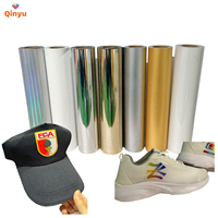Film de transfert thermique Qinyu de haute qualité 0,35 mm 3D TPU PU arc-en-ciel, haute température, imprimante stéréoscopique UV, textiles personnalisés