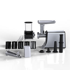 Hachoir <span class=keywords><strong>à</strong></span> viande multifonctionnel électrique en acier inoxydable pour la maison, pour couper les légumes, faire des saucisses, vente directe d'usine - Product Image 2