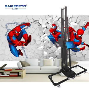 Impresora láser compacta Máquina de pintura de pared Impresora portátil de alta resolución <span class=keywords><strong>en</strong></span> azulejos de vidrio Máquina de impresión de pared Pared 3D - Product Image 1