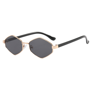 SKYWAY Lunettes de soleil à la mode européennes et américaines Unisexe Métal Hexagonal Frame Ray Lunettes de soleil Personnalité <span class=keywords><strong>Marque</strong></span> Lunettes de soleil - Product Image 1