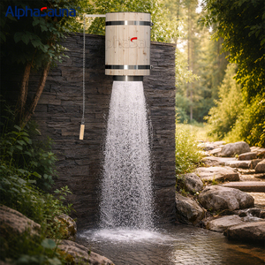 Accessoires de sauna en bois de pin, seau de douche pour sauna en vente - Product Image 1