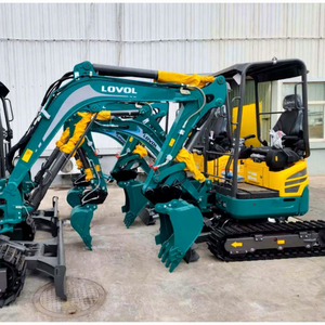 Miniexcavadora Lovol de 1.8 Toneladas Hidráulica con Operación Manual para Construcción y Uso Agrícola - Product Image 1