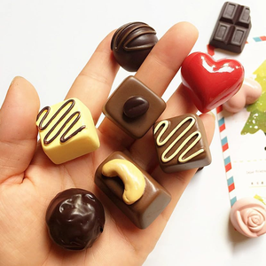 Imanes de Resina con Diseño Personalizado de Deliciosos Alimentos de Chocolate, Imanes Fuertes para Refrigerador, Decoración de Cocina y Hogar - Product Image 5