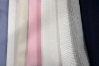 Tissu en maille aérée 100% polyester tricoté chaîne, prix usine, personnalisable et lavable