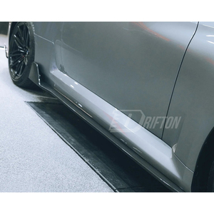 สเกิร์ตข้างคาร์บอนไฟเบอร์แบบแห้ง สำหรับ BMW G87 M2 2023-2027 ชุดแต่งสไตล์ AD - Product Image 3