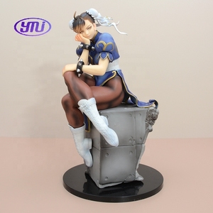 Street Fighter 5 <span class=keywords><strong>Chun</strong></span> <span class=keywords><strong>Li</strong></span> sentado Pose Qipao figura modelo estatua coleccionable regalo Anime chica muñeca juego <span class=keywords><strong>de</strong></span> lucha juguete <span class=keywords><strong>de</strong></span> acción - Product Image 1