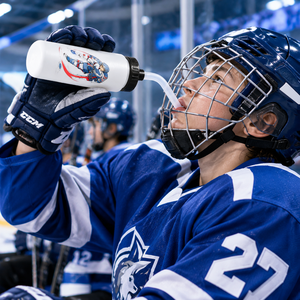 Bouteille d'eau <span class=keywords><strong>à</strong></span> bec long de 1000 ml pour le hockey sur glace, le curling, le football, le cyclisme, sans BPA, <span class=keywords><strong>en</strong></span> PE, avec logo personnalisé, bouteille d'équipe sportive, OEM - Product Image 6