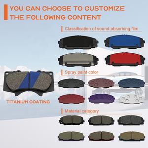 OEM 04465-BZ010 es adecuado para Toyota <span class=keywords><strong>Lexus</strong></span> Cars Alto rendimiento Piezas de automóviles de alta calidad Pastillas de freno Fabricación de piezas de automóviles - Product Image 4