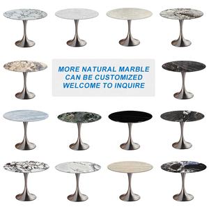 Mesa de Centro Compacta de Mármol Gris Florecia Italiano Natural SUCCESS A030, Simple pero Lujosa, Decoración Moderna para Comedor y Hotel - Product Image 6