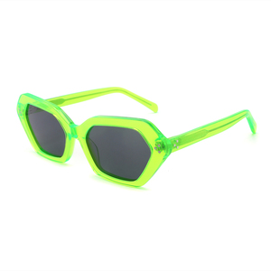 Lunettes de <span class=keywords><strong>soleil</strong></span> de créateur pour hommes haut de gamme nouveau noir écaille de tortue fête mode UV400 lentilles en acétate mode féminine en gros - Product Image 5