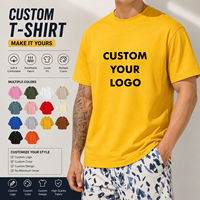 T-shirts de haute qualité en polyester/coton avec logo, broderie personnalisée, t-shirts unis, unisexes, grandes tailles, t-shirts pour hommes