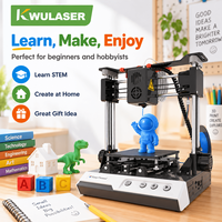 Imprimante 3D FDM miniature pour enfants, volume d'impression de 100 mm, impression à une touche, imprimante de bureau compacte, apprentissage éducatif, bricolage pour débutants