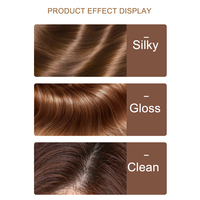 Shampo Vegan Bebas Kekejaman Hewan Alami Biotin Organik Keratin Tanpa Minyak Silikon Merek Sendiri. Menyegarkan dan Memperbaiki Rambut Rusak.
