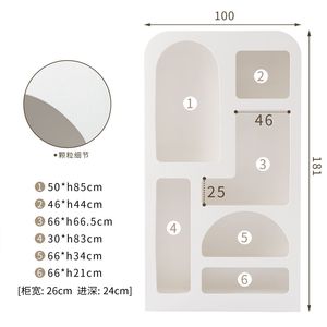 Simple <b>White</b> <b>Storage</b> Rack <b>Storage</b> <b>Cabinet</b> Display and <b>Storage</b> <b>Cabinet</b> Sofa Area Corner Side <b>Cabinet</b> - Product Image 6