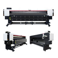 La mejor calidad Locor 3,2 M Impresora de gran formato 4 cabezales I3200 Lona de impresión Flex Banner Vily Eco Solvente Máquina de impresora