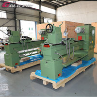 Tour à métaux manuel GOLDCNC CA6166 - Tour horizontal de haute précision avec un alésage de 52 mm, capacité robuste pour le travail des métaux