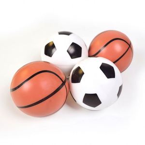 Jouet fantaisie 6 cm, mini ballon anti-stress creux rebondissant, ballon de basket-ball, ballon de football - Product Image 4