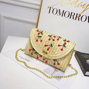 Sacs à main en paille pour femmes, sacoches personnalisées, à motif de Fruits, décoratifs, nouvelle mode, vente en gros, <span class=keywords><strong>2022</strong></span> - Product Image 5