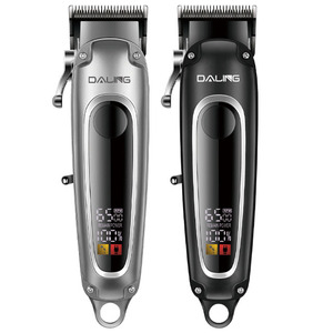 <span class=keywords><strong>DALING</strong></span>-Cortadora de pelo inalámbrica profesional para peluqueros, recortadora de pelo con pantalla LED, carga USB, 6500RPM - Product Image 1