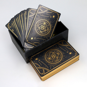 Cartas de Tarot y Oráculo con Lámina Dorada Personalizadas, Baraja de Adivinación Clásica con Bordes Dorados, Cartas de Tarot Impresas Personalizadas de Primera Calidad - Product Image 2