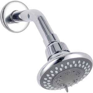 Brazo de ducha ALPINE de 1/2 pulgadas con diademas de baño de cabezal de ducha ABS de 3 chorros - Product Image 1