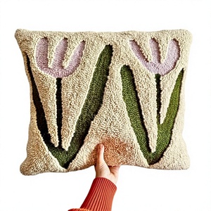 Funda de Cojín de Algodón Tufted de Alta Calidad con Técnicas de Bordado y Tejido para el Hogar, Sala de Estar, Sofá, Cama, Almohada Lumbar, Hoteles por ITHL - Product Image 1