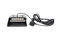 3W * 6 LED Flash Luz de advertencia Led Tablero del vehículo Estroboscópico Indicador lateral Luz de advertencia del camión