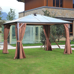 3 Meter Buiten Wind En Regen Weerstand Tuinhuisje Metalen Aluminium Frame Hardtop Dak Buiten Waterdicht Tuinhuisje - Product Image 1