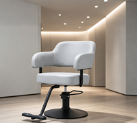 Chaise de salon de coiffure hydraulique élégante, durable, facile à nettoyer et de qualité supérieure pour les services de coupe de cheveux