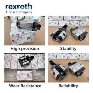 Originale germania Rexroth R166121420 guida lineare 20mm blocco scorrevole 35 blocchi di guida del carrello cuscinetto Kit cursori CNC