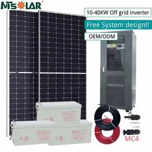 Solar Met Batterij Opslag Set Stand Alone Zonne-Energie Huishoudelijke Apparaten 5kw 8kw 10kw Off Grid Zonne-Energie Systeem Thuis