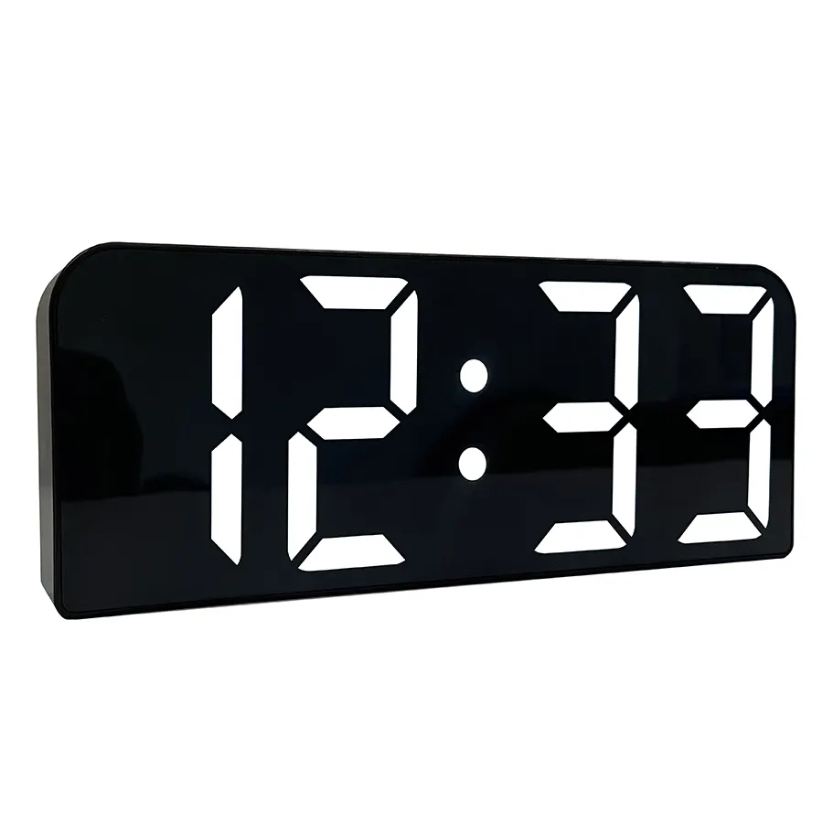 remote control digital electronic wall clock with temperature sensor date Multifunction LED Wake Up Night Light Time display