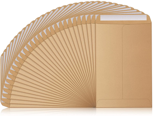 Nâu kraft giấy phong bì tùy chỉnh in ấn phong bì bao bì với tự niêm phong Dải kraft giấy phong bì - Product Image 5