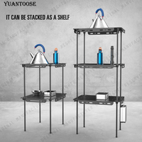 Table de Camping pliante multifonctionnelle en aluminium pour l'extérieur