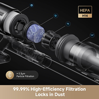 Aspirateur balai sans fil DREAME Z30 Essential 210AW avec aspiration puissante, brosse anti-emmêlement, écran LED, pour tapis