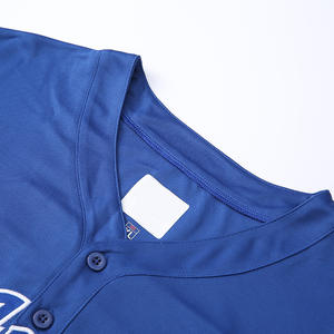 Maillots de baseball et softball brodés sur mesure sérigraphiés sur soie antibactériens de grande taille évacuant l'humidité respirante séchage rapide - Product Image 5