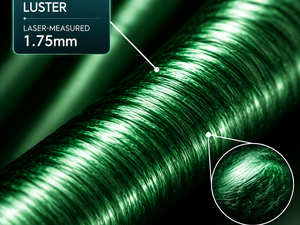 Filamento de Impresora 3D PLA Verde Seda Neutro de 1.75mm y 1kg, Brillo Esmeralda, 8 Colores, Envío Rápido para Bambu Lab y Creality - Product Image 2
